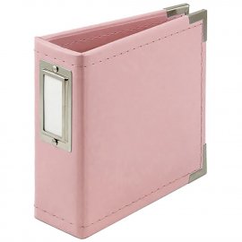 We R Classic Leather D-Ring Instagram Album - Pretty Pink