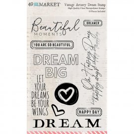 49 And Market Clear Stamps - Vintage Artistry Dream