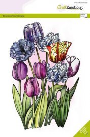 Craft Emotions clearstamps A5 - Blossom Tulips