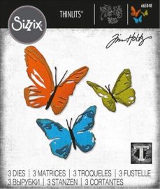 Sizzix/Tim Holtz Dies - Brushstroke Butterflies