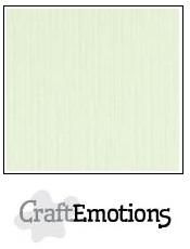Craft Emotions Cardstock Linen 12x12 10 pack - Light Green