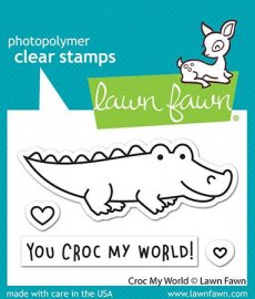 Lawn Fawn Stamps - Croc My World