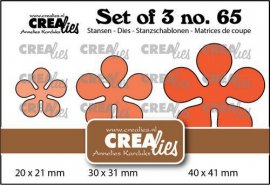 Crealies Dies - no 65 Flowers 27