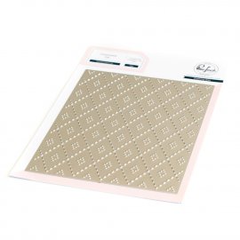 Pinkfresh Studio Hotfoil Die - Stitched Diamonds Cover Plate