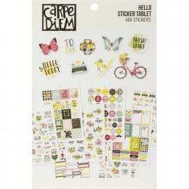 Carpe Diem A5 Planner Stickersbook - Hello