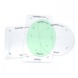 Lavinia Acrylic Board Olipsical Size