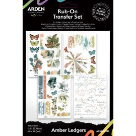 Arden Creative 6x8 Rub On Set - Amber Ledgers