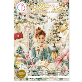 Ciao Bella Ephemera A4 Book - Golden Winter