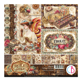 Ciao Bella 8x8 Paper Pad - Chocolate Wanderlust