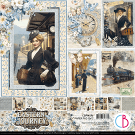 Ciao Bella 12x12 Paper Pad - Eastern Journey 