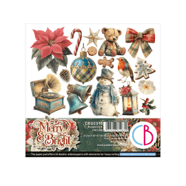 Ciao Bella 6x6 Fussy Cut Pad - Merry & Bright