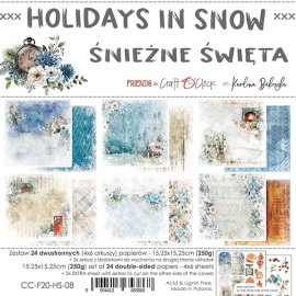 Craft O Clock Paper set 6x6 - Holidays in Snow