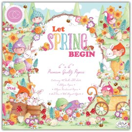 Craft Consortium Paper pad 6x6 - Let Spring Begin