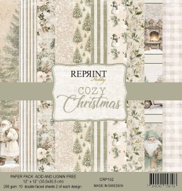 Reprint 12x12 Paper Pack - Cozy Christmas