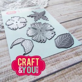 Craft & You Dies - Rose with leaves
