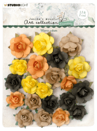 Studio Light Paper Flowers - Warm Colors