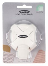 HobbyGros Tools 3 in 1 corner punch - Round