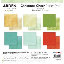 Arden Creative 12x12 Paper pad - Christmas Cheer Solids