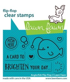 Lawn Fawn Stamps - Anglerfish Flip-Flop