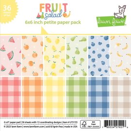 Lawn fawn 6x6 Paperpad - Fruit Salad Petite Paper Pack 