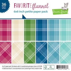 Lawn Fawn 6x6 Paper Pack - Favorite Flannel