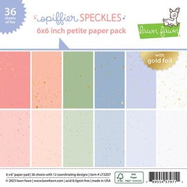 Lawn Fawn 6x6 Petite Paper Pack - Spiffier Speckles