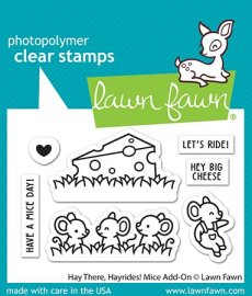 Lawn Fawn Stamps - Hay there, hayrides! mice add-on