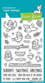 Lawn Fawn Stamps - Winter birds