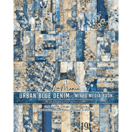 Mixed Media A4 book - Urban Blue Denim