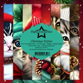 Paper Favourites 6x6 Paper Pack - Christmas Kitties