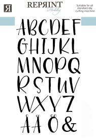 Reprint Dies - Alfabet