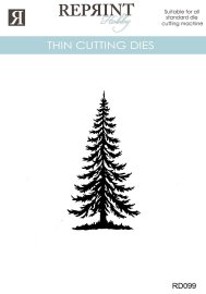 Reprint Dies - Cozy Christmas Liten Gran