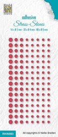 Nellies Choice Rhinestones - Christmas Red