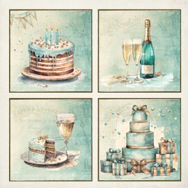 Reprint 12x12 Collection Cards - Birthday