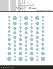 Simple and Basic Matte Enamel Dots - Mint