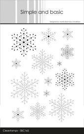 Simple and Basic Stamps - Snowflake Background