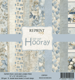 Reprint 12x12 Paper Pack Collection - Hip Hip Hooray