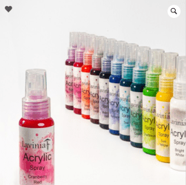 Acrylic Spray Cranberry red