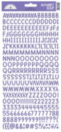 Doodlebug Alphabet Puffy Stickers - Lilac