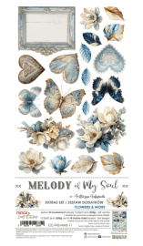 Craft & Clock Extras Set Flowers & More - Melody of My Soul