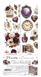 Craft & Clock Extras Set Mix - Plum & Caramel