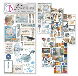 Ciao Bella Transparent Adhesive Sheets - An Artist Journey