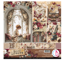 Ciao Bella 12x12 Paper Pad - Book Lovers