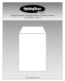 Storage Pockets for dies & stamps