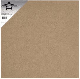 Paper Favourites 12x12 Kraft Cardstock 