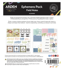 Arden Creative Studio Ephemera Pack - Field Notes
