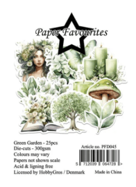 Paper Favourites Die-Cuts - Green Garden 