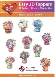 Easy 3D Toppers - Flower Boxes
