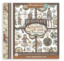 Stamperia Rub-On - Gardens of Time