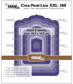 Crea Lies XXL Dies No183 - Panel A Smooth 